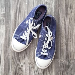Purple + Cream Converse One Star